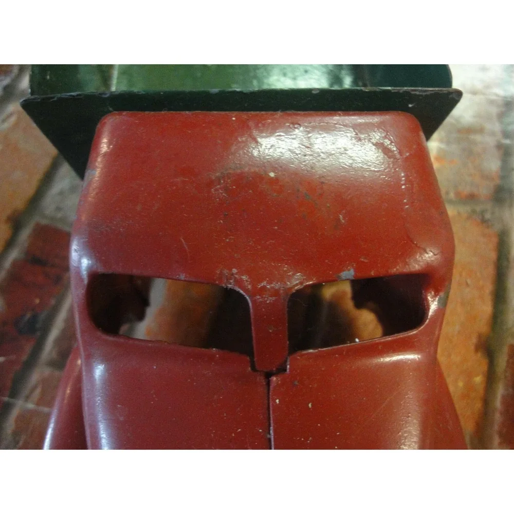 Vintage‎ TOY metal pick up farm truck with back bed estate find 14